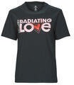 Converse Rövid ujjú pólók RADIATING LOVE SS CLASSIC GRAPHIC Fekete EU S