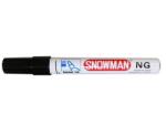 SNOWMAN Alkoholos marker SNOWMAN NG-12 fémtestű fekete (NG12) - irodaszerwebaruhaz