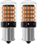 LEDtech P21W BA15S CANBUS borostyán sárga - narancssárga LED-es index irányjelző izzó égő 12V ✔️ (P21WS LED)