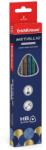  Creion grafit cu guma HB Metallic Erich Krause, 12 buc/cutie