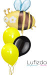  Héliumos luficsokor bármely alkalomra, méhecske - INGYENES KISZÁLLÍTÁSSAL (LUFI193324)