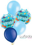  Héliumos luficsokor szülinapra, autós - INGYENES GLS szállítással (LUFI333596)