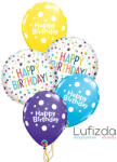  Héliumos luficsokor szülinapra, Happy Birthday - INGYENES GLS szállítással (LUFI610657)