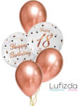 Héliumos luficsokor szülinapra - 18-as - INGYENES GLS szállítással (LUFI369301)