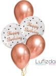  Héliumos luficsokor szülinapra, Happy Birthday - INGYENES GLS szállítással (LUFI493397)