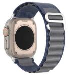 DUX DUCIS GS pótszíj (egyedi méret, nagy, textil, állítható) SÖTÉTKÉK Apple Watch Ultra 2 49mm, Watch Ultra 49mm, Watch Series 9 45mm (GP-152386)