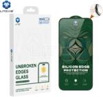 LITO Apple iPhone 15 Pro Max Lito D+ Ultra Silicone Edge 2.5D Full Üvegfólia - Fekete