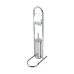 Casa Plastor Stand perie WC si suport hartie igienica, inox (41524)