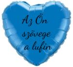 Personal Fólia lufi szöveggel - Sötétkék szív 45 cm