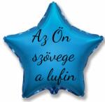 Personal Fólia lufi szöveggel - Kék csillag 45 cm
