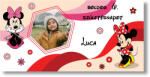 Personal Születésnapi banner fényképpel - Minnie Banner mérete: 130 x 260 cm