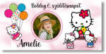 Personal Születésnapi banner - Hello Kitty Banner mérete: 130 x 65 cm