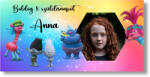 Personal Születésnapi banner fényképpel - Trollok Banner mérete: 130 x 260 cm