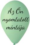 Personal Lufi szöveggel - Menta zöld 26 cm