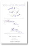 Personal Értesítő - Lavender Válasszon mennyiséget: 1 db - 10 db