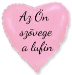 Personal Fólia lufi szöveggel - Világos rózsaszín szív 45 cm