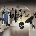 Amscan Set decoratiuni pentru agătat din hârtie - Candelabru cu paiete