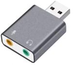 DeTech Звукова карта DeTech, USB, 7.1, Сив - 17857 Звукови карти