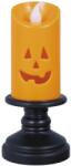 Guirca Lumânare cu led - Halloween, portocalie 12 cm