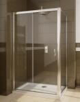 Radaway Cabina dus dreptunghiulara cu usa glisanta Radaway Premium Plus DWJ+S 140x80 cm, sticla maro (33323-01-08n/33413-01-08n)