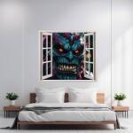 AVEX Folie imprimata color pentru decor perete locuinta, dimensiune 125 x 110cm, model: VIEW TO HAVEN 09