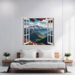 AVEX Folie imprimata color pentru decor perete locuinta, dimensiune 125 x 110cm, model: VIEW TO HAVEN 35