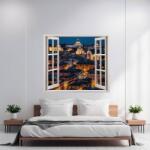 AVEX Folie imprimata color pentru decor perete locuinta, dimensiune 125 x 110cm, model: VIEW TO HAVEN 15