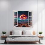 AVEX Folie imprimata color pentru decor perete locuinta, dimensiune 125 x 110cm, model: VIEW TO HAVEN 33