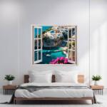 AVEX Folie imprimata color pentru decor perete locuinta, dimensiune 125 x 110cm, model: VIEW TO HAVEN 13