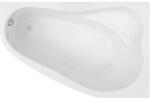 Belform Cada baie pe colt semirotunda asimetrica Belform Mistika acril 150x100 cm, stanga (27cb0022)