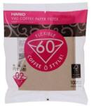 HARIO Хартиени филтри Hario V60-02 100 бр. , неизбелени (VCF-02-100M)