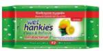 Wet Hankies Servetele umede antibacteriene Lemon, 72 bucati, Wet Hankies