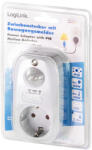 LogiLink ADAPTOR LOGILINK, Schuko x 1, senzor miscare PIR, detector zi/noapte, IP20, 230 V/16A 50Hz max. 800W (bec luminos) sau max. 300W (PA0248)
