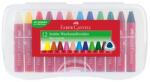 Faber-Castell Creioane cerate 12 culori jumbo Faber-Castell (FC120011)