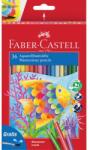 Faber-Castell Creioane color acuarela solubile 36 buc + pensula Faber (FC114437)