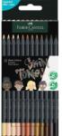 Faber-Castell Creioane colorate 12 cul Skin Tones Black Ed Faber-Castell (FC116414)