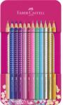 Faber-Castell Creioane colorate sparkle 12 buc Faber-Castell (FC201737)