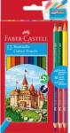 Faber-Castell Creioane colorate 12+3 culori eco Faber-Castell (FC110312)