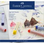 Faber-Castell Creioane pastel soft 24 culori Faber-Castell (FC128324)