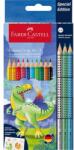 Faber-Castell Creioane colorate 10 + 3 cul grip 2001 dinozauri Faber-Castell (FC201545)