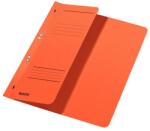 Leitz Dosar cu sina Leitz 1/2 carton A4 cu capse 170 coli orange (ESS37400045)