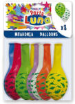 Luna Színes dinoszauruszos parti lufi szett 8db-os (000088937) - jatekshop