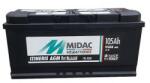 Midac Itineris AGM Start-Stop 105Ah 950A right+