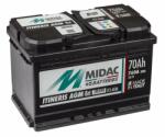 Midac Itineris AGM Start-Stop 70Ah 760A right+