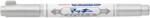 Zebra Lakkmarker kétvégű ZEBRA Mckie olajbázisú extra fine 0, 7-1, 2 mm ezüst 57579 (57579)