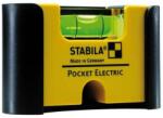 STABILA - Mini nivela cu bula de aer Pocket Electric 7cm [18115] (18115)