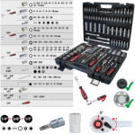 KS TOOLS - Set de chei tubulare 1/4"+3/8"+1/2", 179 piese [4042146471838] (4042146471838) Trusa unelte