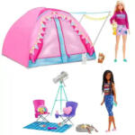 Mattel Barbie kempingezés babákkal és sátorral (HGC18) - morzsajatekbolt