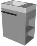 Kolpa San Mobilier cu lavoar de dreapta din Kerrock Kolpasan, Kiki 50 cm, alb (561150)