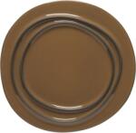COSTA NOVA Ambar lapos tányér, kerek, karamell színű, Ø: 281 mm